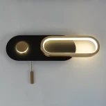 Настенный светильник Lucas A2602AP-10BK Arte Lamp (LED, 220V, выключатель)