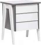 Тумбочка "Сканди" 3 ящ. 2500000094316 Leset