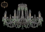 Подвесная люстра Art Classic 11.24 11.24.10.300.Br.V5001 (220V, хрусталь, на цепи, подсвечник, свеча)