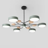 Люстра на штанге Meade 7 Lamps Green ImperiumLoft Meade-01 (207864-26) (LED, 220V)