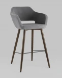 Стул барный Stool Group Саймон велюр тёмно-серый УТ000025180