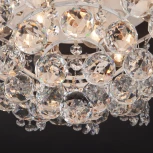 Потолочная люстра Eurosvet Charm 16017/9 белый с серебром