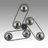 Потолочная люстра на штанге Lumion Camilie 8060/6C черный/дымчатый металл/стекло E27 6*60W 220V