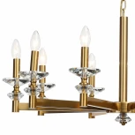 Подвесная люстра Stilfort Albert 1048/03/10P (220V, на цепи, свеча)