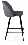 Cтул полубарный Thomas ромб, бархат серый 27 Top Concept 79986