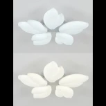 Потолочная люстра светодиодная Natali Kovaltseva Effect LED LAMPS 81116 с пультом ДУ, моб. приложением 100W, белый, LED (регулировка яркости, 220V, цветы, листья)