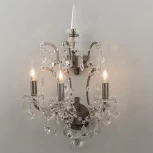Бра Rococo L27923.65 (220V, хрусталь, подвески, подсвечник, свеча)