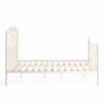 Кровать ERIC Wood slat base Белый (butter white) (металл)