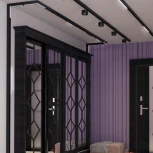 Трековый угловой светильник низковольтный диммируемый Novotech Flum 359502 SHINO черный LED 24W 48V 3000-6500K