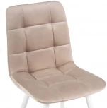 Стул Notta на металлокаркасе Чилли К бежевый / белый 502054