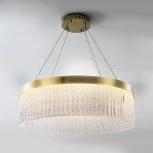 Подвесная люстра светодиодная хрустальная с регулировкой цветовой температуры Modelux MODESTYLE MS.9701.800 BS