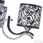 Подвесная люстра Arte Milano Florentia-4957 304957/3 Bk/Ni (220V, на цепи)
