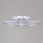 Потолочная люстра светодиодная на штанге с пультом регулировкой яркости и цветовой температуры Reluce 05106-0.3-4+4 WH (220V)