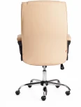 Кресло MAXIMA Хром (22) кож/зам, бежевый, 36-34 Tetchair 19514