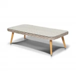 Столик журнальный из ротанга, цвет бежевый 4SIS Прованс YH-SYH272W-T beige