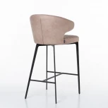Стул полубарный Richard, замша бежевый Top Concept RICHARD 2000000000527