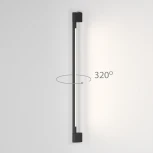 Настенный уличный светильник светодиодный Elektrostandard Argos 35122/D черный (220V, IP54)