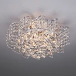 Потолочная люстра Eurosvet Charm 16017/6 белый с серебром