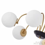 Потолочная люстра на штанге Arte Milano Napoli 312066/D850/6 BS/BK (220V, шарики)