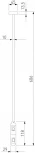 Декоративная стойка двойная Elektrostandard Esthetic Magnetic 85150/00 MEDIUM (24V)