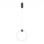 Подвесной светильник Eurosvet Rim 90166/1 черный (LED, 220V, на проводе, кольцо)