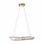 Подвесной светильник Arte Milano Venezia 318033/D600 BS (регулировка яркости, LED, 220V, хрусталь, пульт управления, на тросе, круглые)