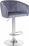 Стул барный DARCY (серый велюр (1922-19))