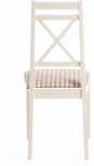 Стул Picasso (PC-SC) дерево гевея, 45х53х97см, ivory white (слоновая кость 2-5), ткань: клетка мелкая (S505-18) Tetchair 12349