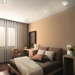 Встраиваемый точечный светильник Gauss Backlight BL085 (220V, круглые)