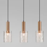 Подвесной светильник Eurosvet Asti 50177/3 черный/бронза