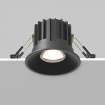 Встраиваемый светильник Maytoni Round DL058-12W-DTW-B (LED, 220V, круглые)