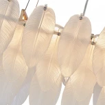 Подвесная люстра Arte Milano AM-4653 4653.L750.H240.E14.12 G (220V, на тросе, перо)