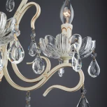 Бра Eurosvet 12205 12205/2 белый (хрусталь Strotskis, подвески, подсвечник, свеча)