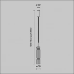 Подвесной светильник Maytoni Ordo MOD272PL-L12CH3K1 (LED, 220V, на проводе, круглые)