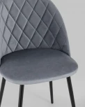 Стул велюр серый Stool Group УТ000025676