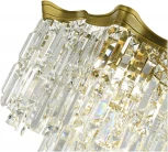 Потолочная люстра ST Luce Ofelia SL1659.302.10 Латунь/Прозрачный E14 10*60W (220V, хрусталь, подвески)