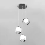 Подвесной светильник Eurosvet Dublin 50205/3 хром (220V, на проводе, шарики, кольцо)