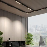 Трековый светильник трехфазный светодиодный Novotech Vector 359946 черный с переключ. цв. темпер. IP20 LED 3000К\4000К\6000К 10W 90-240V