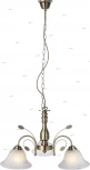 Подвесная люстра Globo 69007-3h (220V, на цепи, листья)