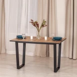 Стол COSTA ЛДСП/HPL/металл, 120 х 80 75 см, Гранит серый/чёрный Tetchair 19750