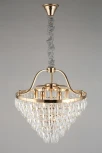 Подвесная люстра каскадная Aployt Gerta APL.725.13.07 (220V, хрусталь, на цепи)