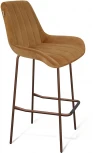 Стул барный SHT-ST37/S29 горчичный/медный металлик от фабрики Sheffilton