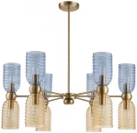 Потолочная люстра на штанге Lumion Monroe 6511/12C латунь E14 12*40W 220V