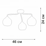 Потолочная люстра Vitaluce V3096-9/3PL (220V)