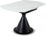 Раскладной обеденный стол Pion ОГОГО Обстановочка! (Керамика/Белый,Черный) арт.926809