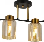 Потолочная люстра на штанге ILLUMICO IL6111-4COU-79 BK GD Qui (220V)