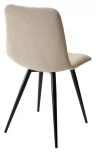 Стул CHILLI-Q бежевый #5, велюр / черный каркас, 4 шт/ 1 к