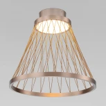 Потолочный светильник круглый Eurosvet Cesta 40018/1 LED коричневый (220V, круглые)