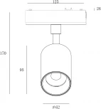 Трековый светильник светодиодный SWG SLIM SL-SLIM-SPWH-20-CCT
