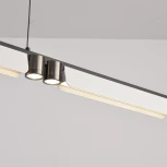 Подвесной светильник iLedex Vision 9309D-1200-2 WH+BK (220V, на проводе)